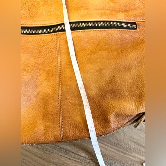 Amsterdam heritage brown leather slouchy hobo metal copper high quality - Picture 11 of 11